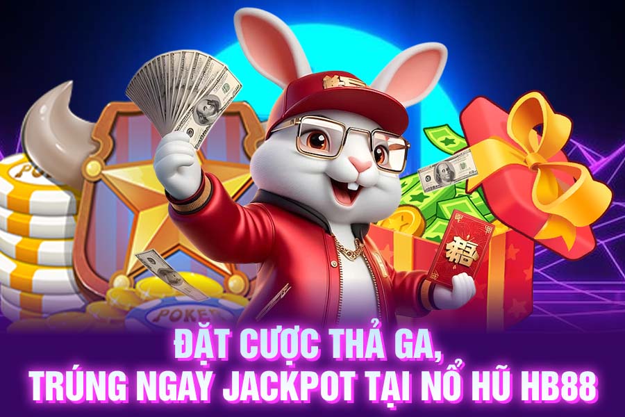 Đặt cược thả ga, trúng ngay jackpot tại nổ hũ HB88