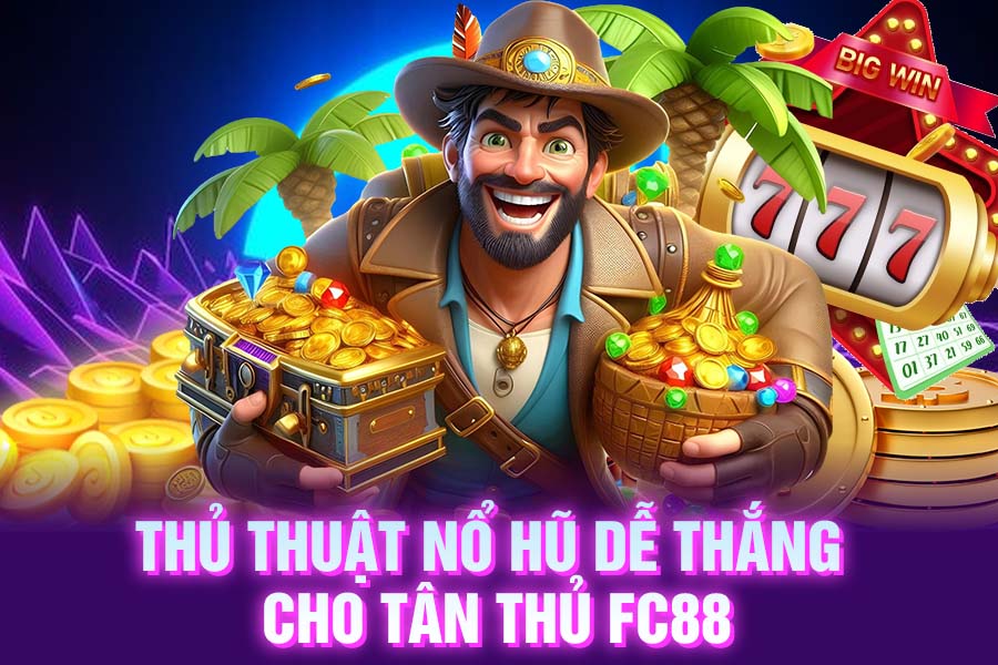 Thủ thuật nổ hũ dễ thắng cho tân thủ FC88